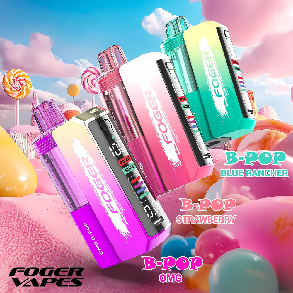 Explore Foger Vapes' B-POP Collection: Flavorful Disposables Explore Foger Vapes' B-POP Collection: Flavorful Disposables