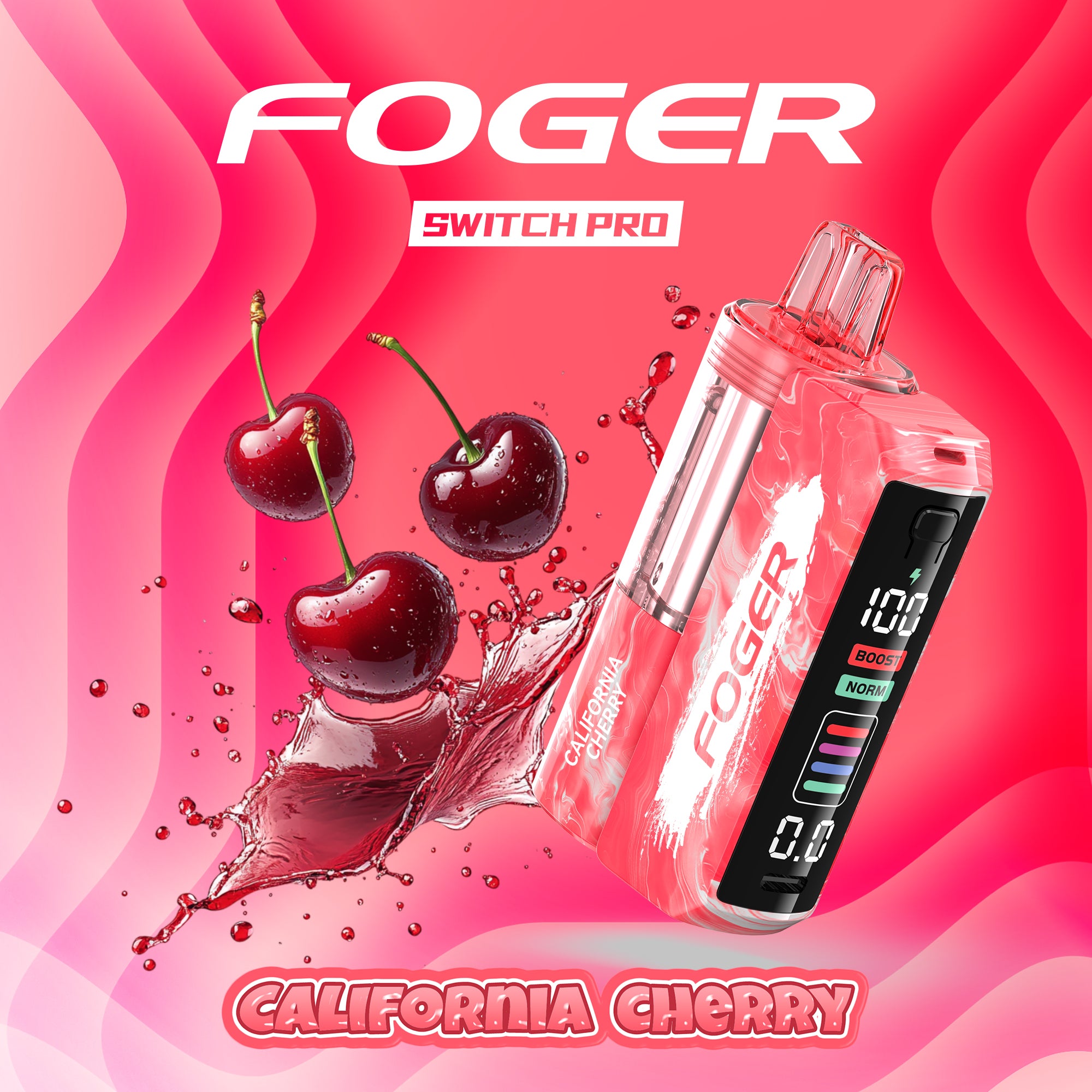 California Cherry | Foger Switch Pro Kit 30K Puffs California Cherry | Foger Switch Pro Kit 30K Puffs