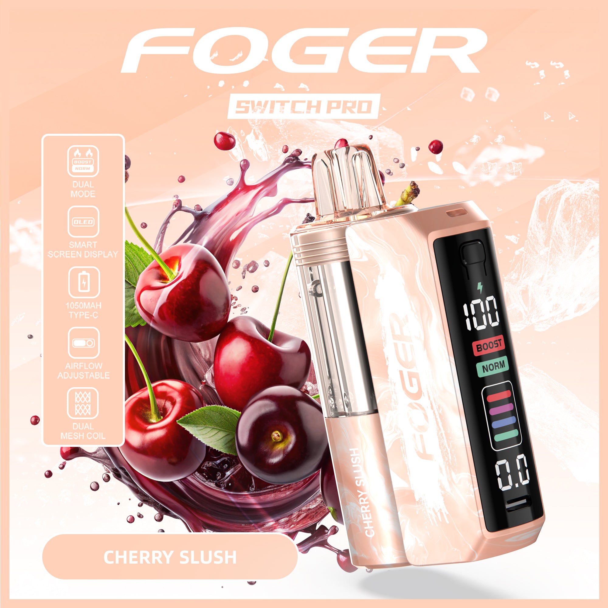 Cherry Cola Breeze Vape Cherry Slush Foger Switch Pro Kit Cherry Cola Breeze Vape Cherry Slush Foger Switch Pro Kit