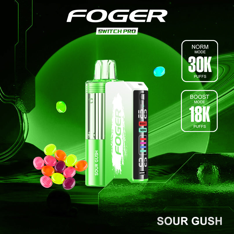 Explore Foger Switch Pro Kit: Sour Gush & 30K Puffs Explore Foger Switch Pro Kit: Sour Gush & 30K Puffs