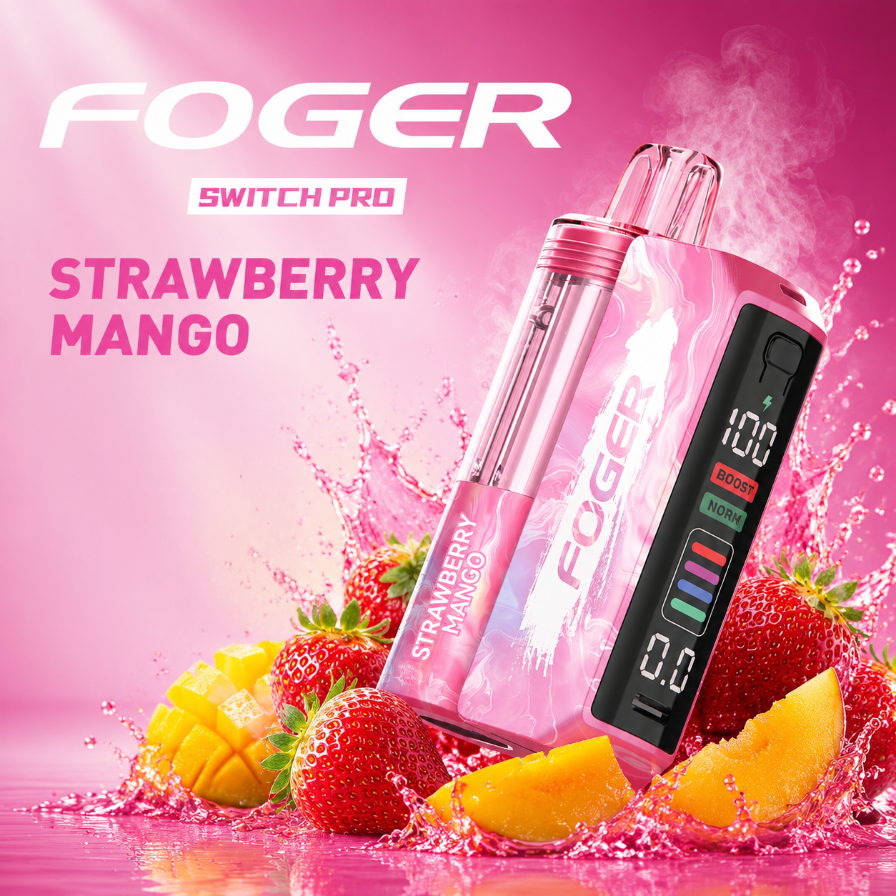Strawberry Mango Foger Switch Pro Kit | 30K Puffs