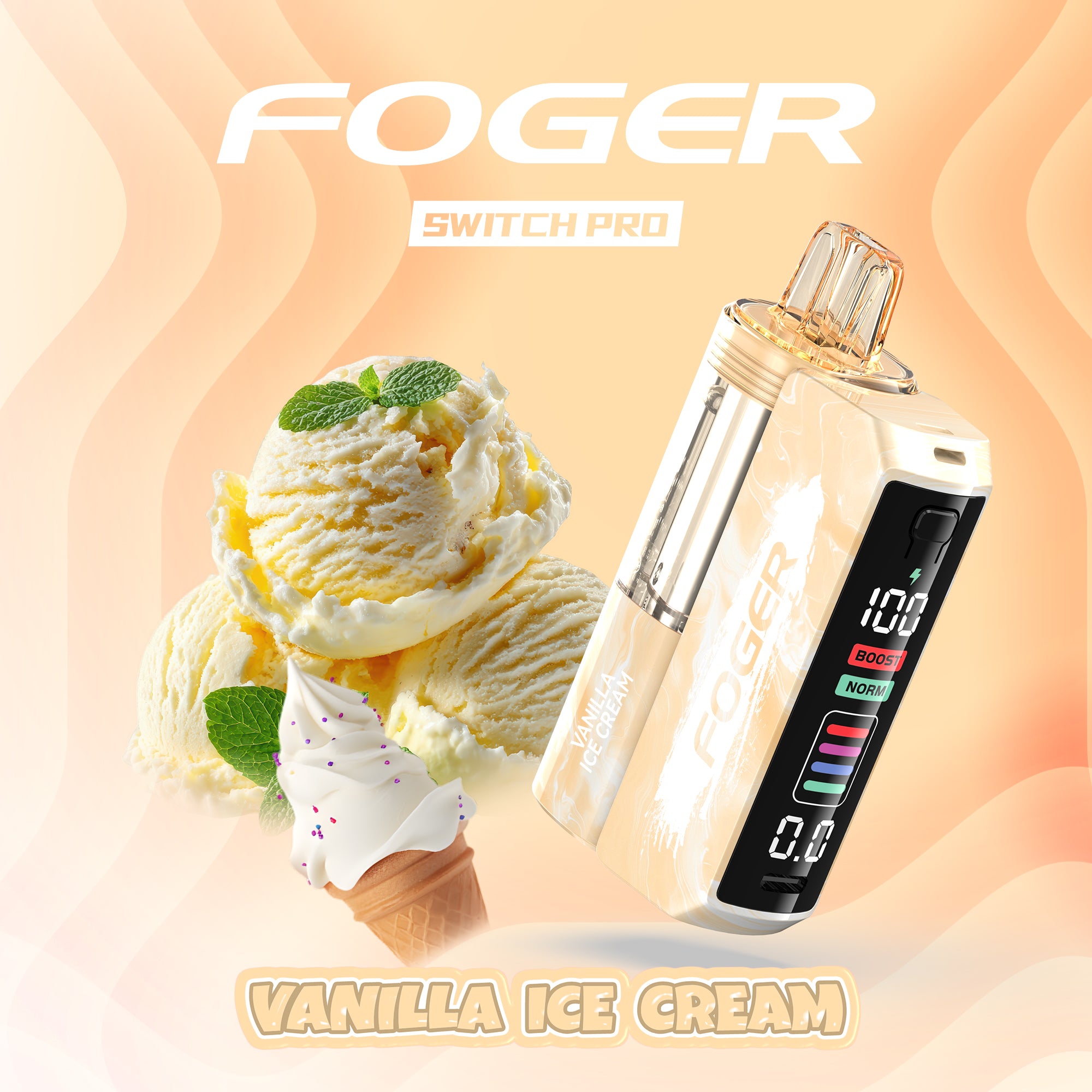 foger vape ice flavors Vanilla Cream Flavor:Freedom Edition - Blue Raz Ice relx fake pods RELX Apple Cinnamon