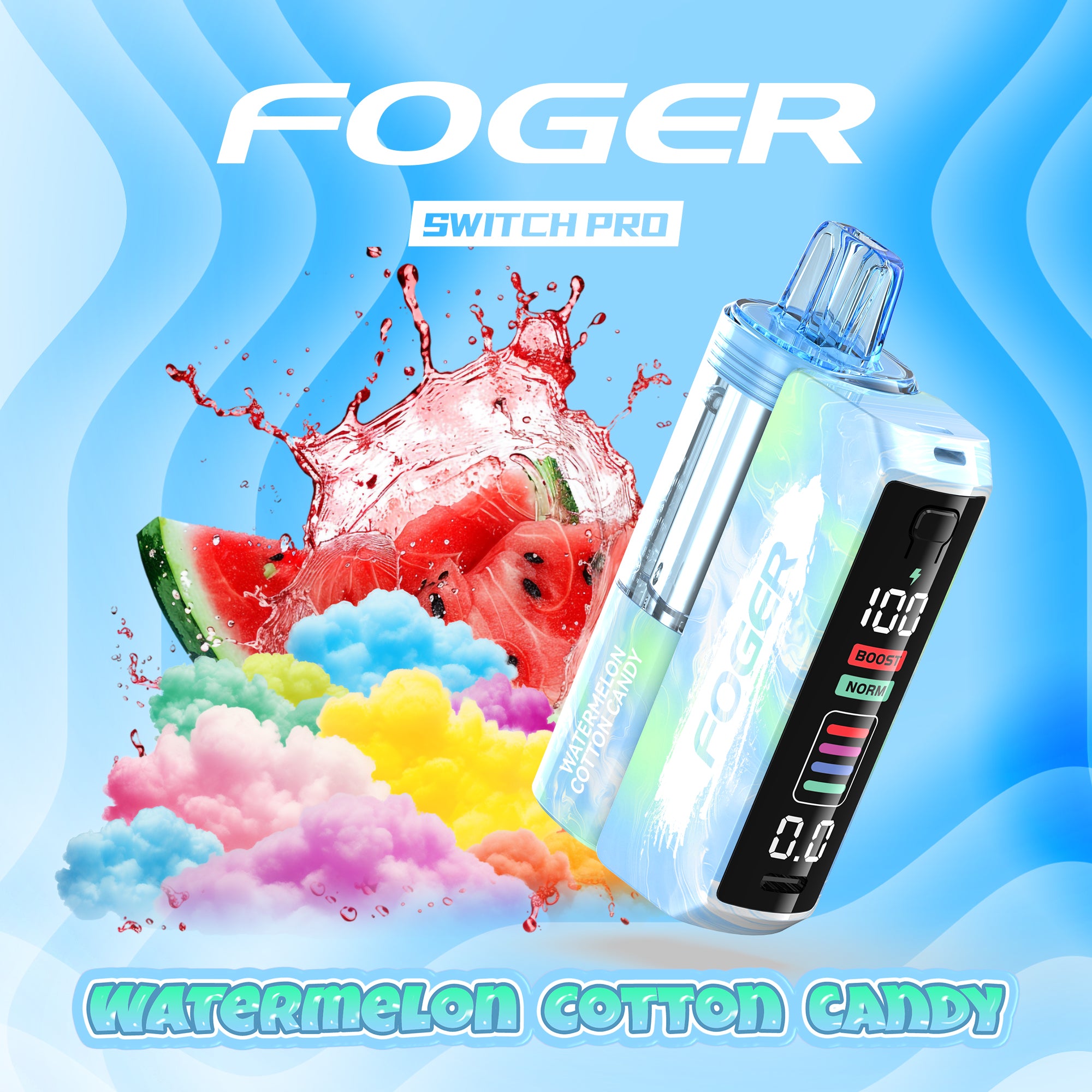 how to charge flum pebble x Watermelon Cotton Candy