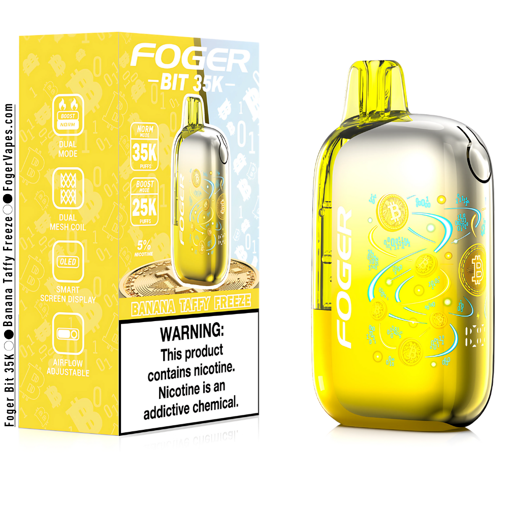 Banana Taffy Freeze – Foger Bit 35K Puffs
