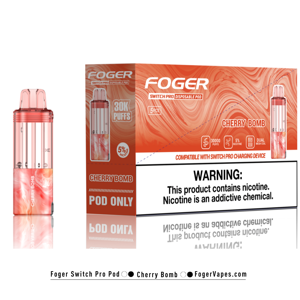 Cherry Bomb – Foger Switch Pro Pod | 30K Puffs