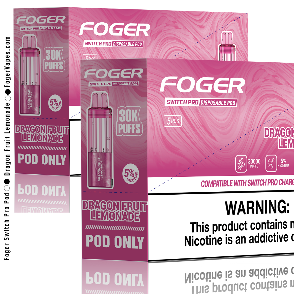Dragon Fruit Lemonade – Foger Switch Pro Pod | 30K Puffs