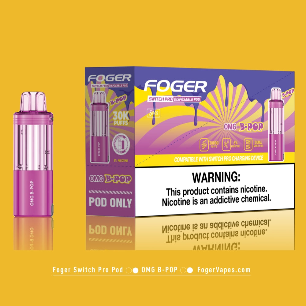 OMG B-POP Foger Switch Pro Pod 30K Puffs