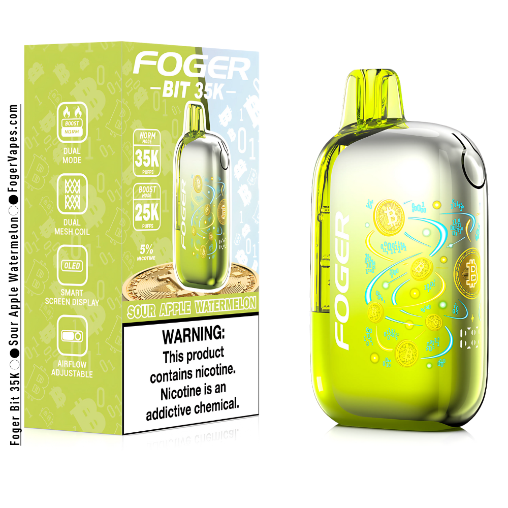 Sour Apple Watermelon – Foger Bit 35K Puffs
