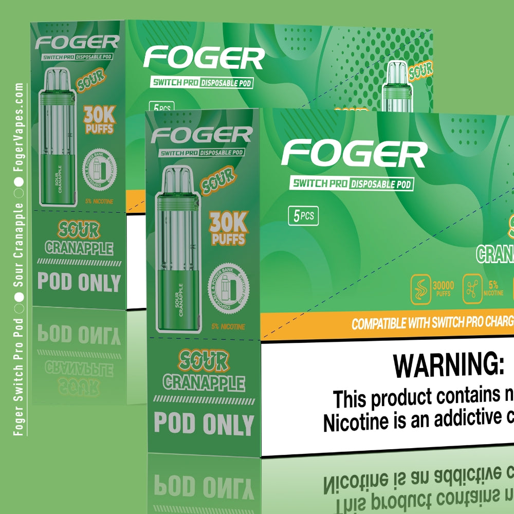 Sour Cranapple Foger Switch Pro Pod 30K Puffs