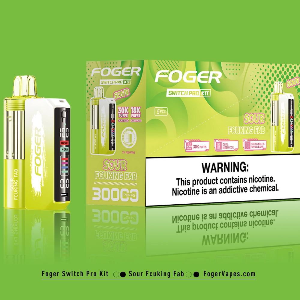 Sour Fcuking Fab Foger Switch Pro Kit 30K Puffs