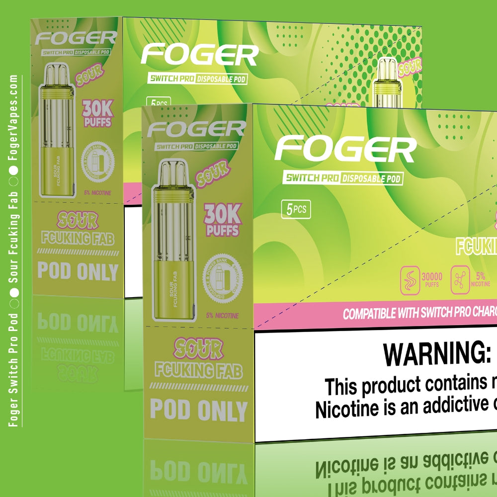 Sour Fcuking Fab Foger Switch Pro Pod 30K Puffs