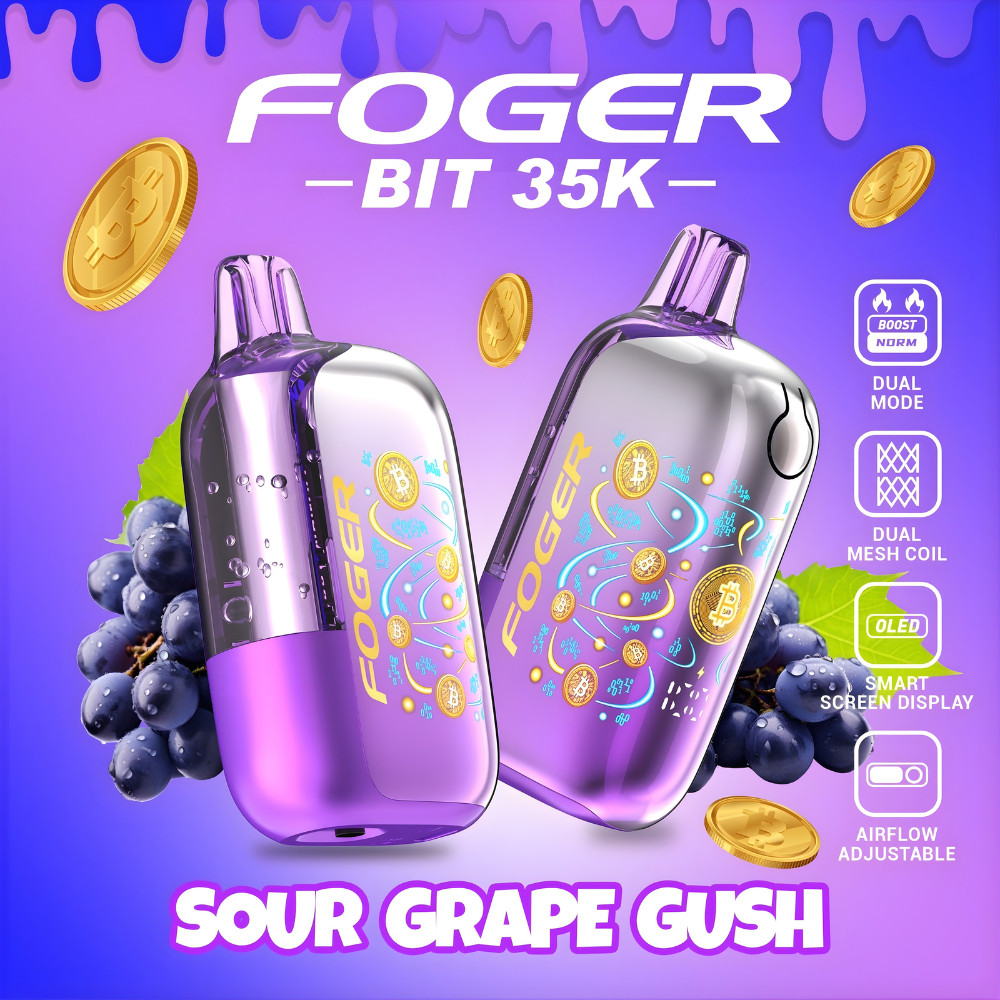 elf bar vape uk Foger Bit 35K – Sour Grape Gush