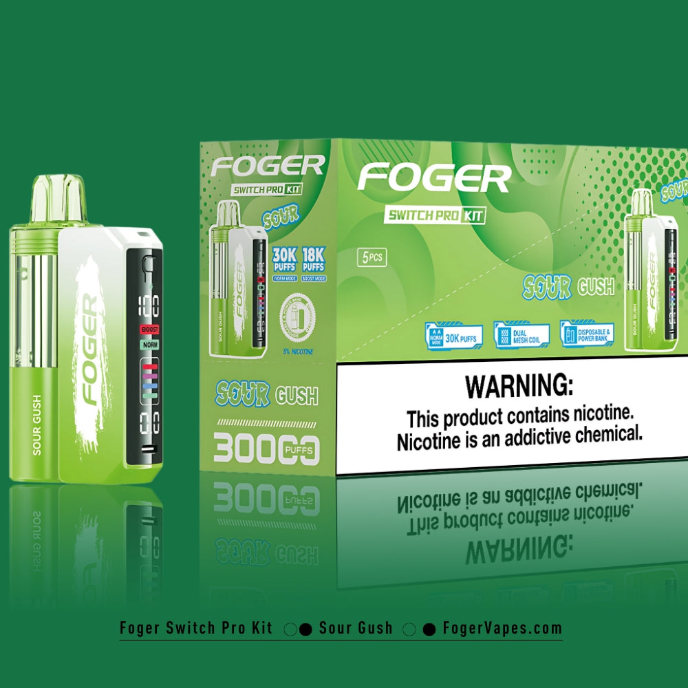 Sour Gush Foger Switch Pro Kit 30K Puffs