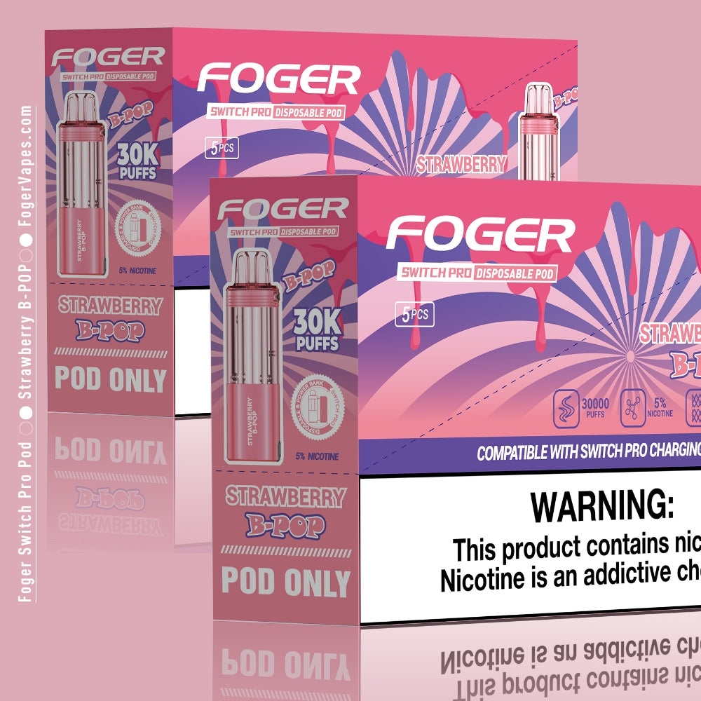 Strawberry B-POP Foger Switch Pro Pod 30K Puffs