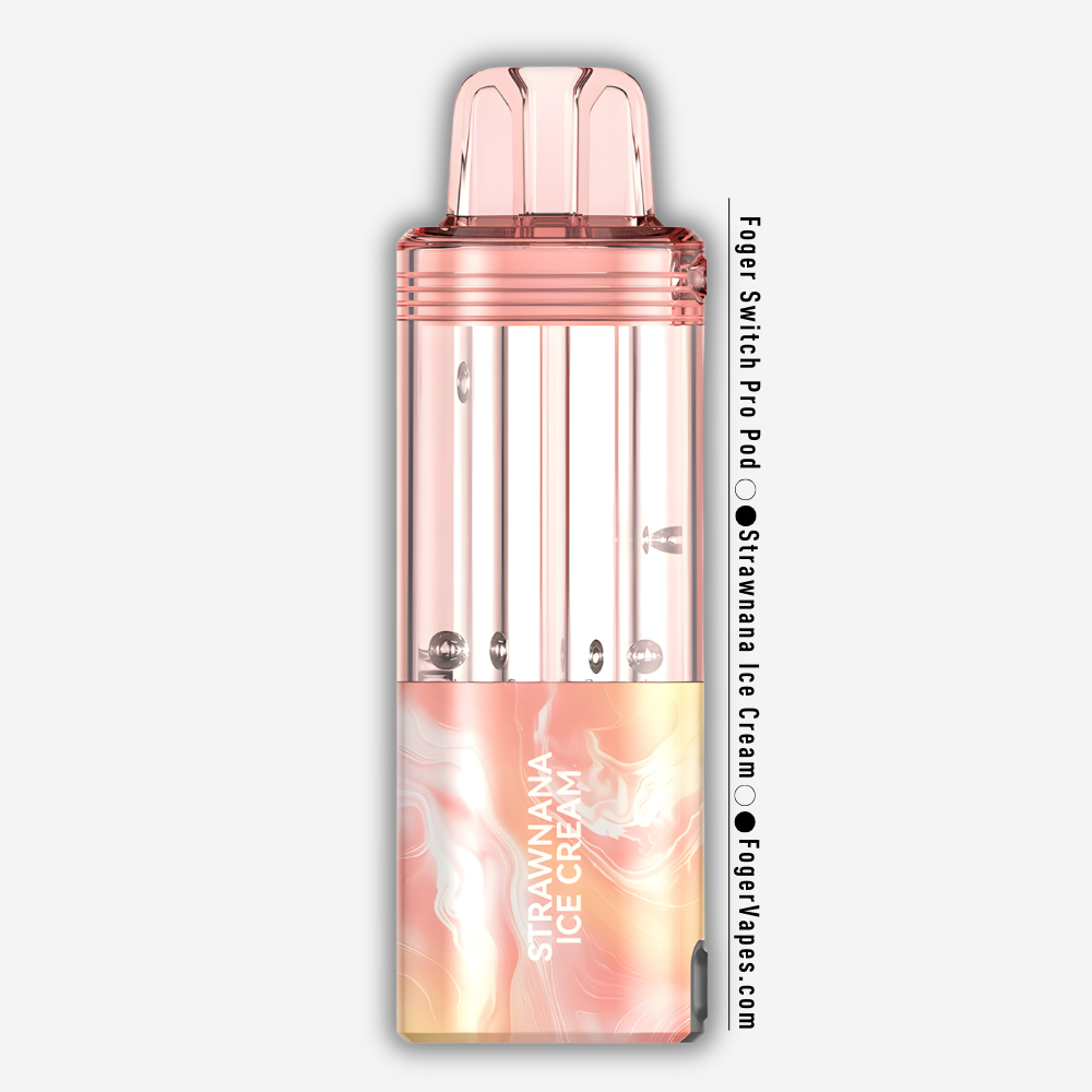 Strawnana Ice Cream – Foger Switch Pro Pod | 30K Puffs