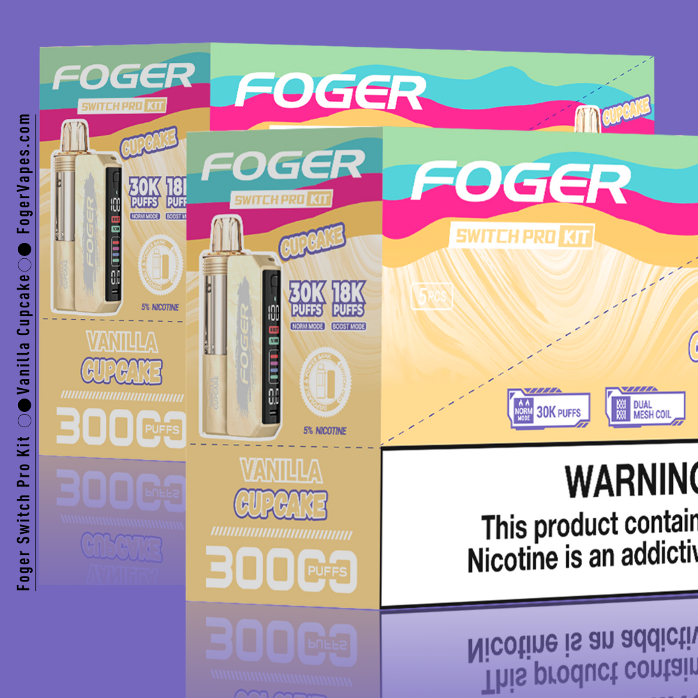 Vanilla Cupcake – Foger Switch Pro Kit | 30K Puffs