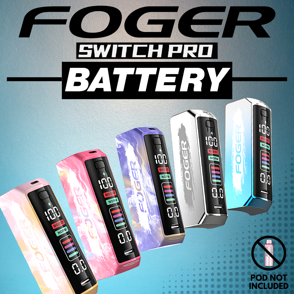 Foger Switch Pro Battery – 1200mAh Charging Dock