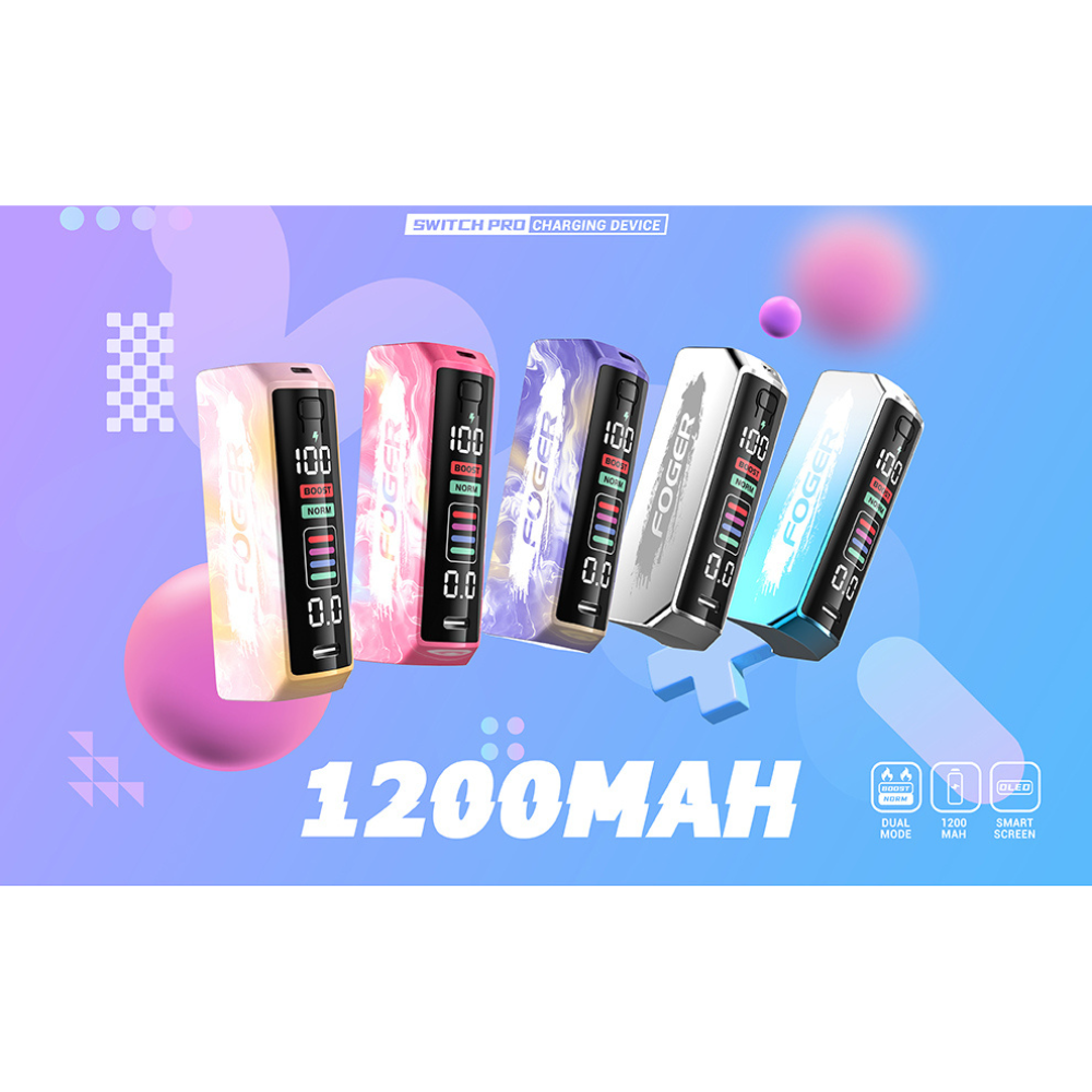 Foger Switch Pro Charging Device – 1200mAh Battery Only