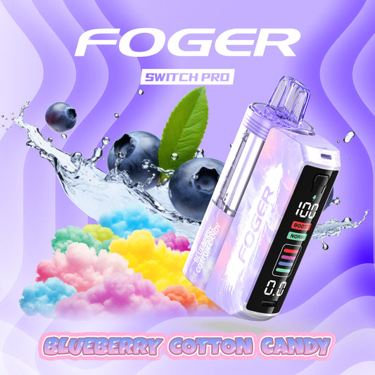 Blueberry Cotton Candy – Foger Switch Pro Kit | 30K Puffs