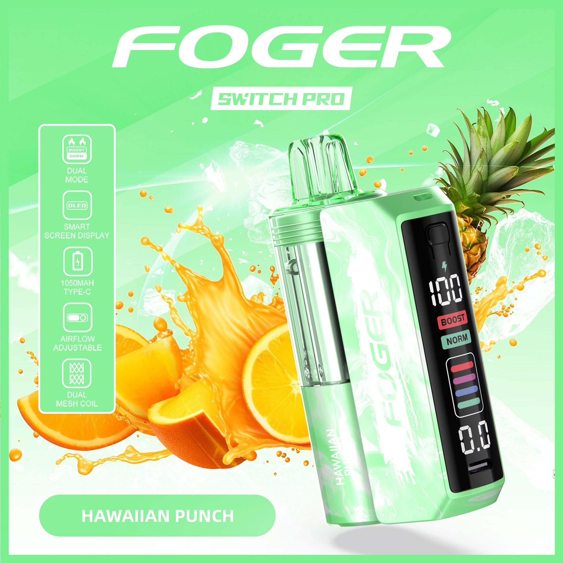 Hawaiian Punch Foger Switch Pro Kit | 30K Puffs Hawaiian Punch Foger Switch Pro Kit | 30K Puffs