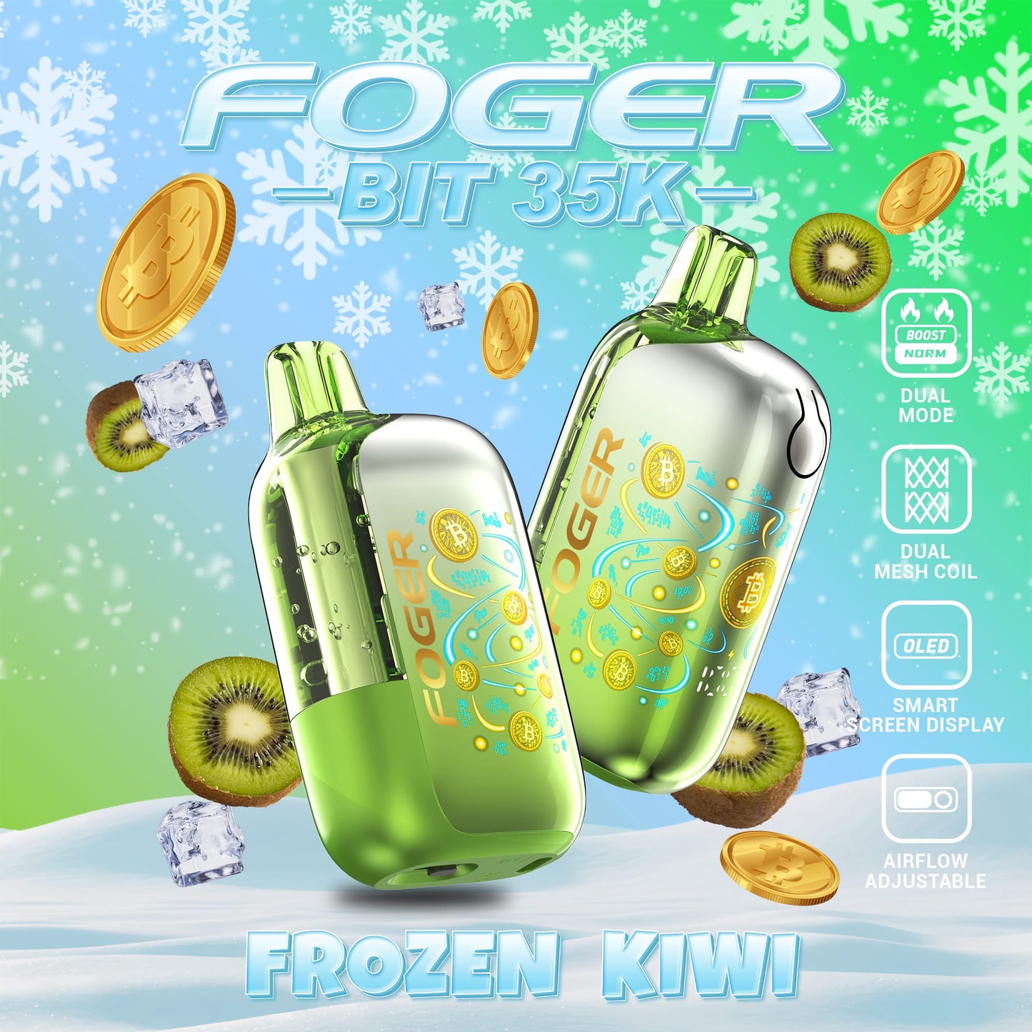Frozen Kiwi – Foger Bit 35K Puffs