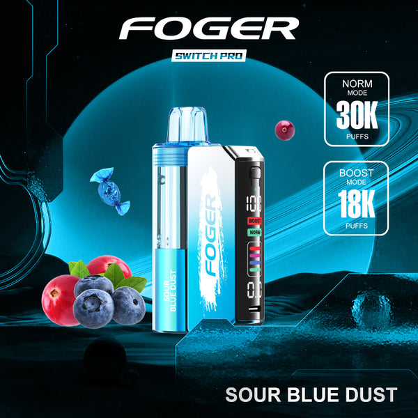 elf bar vape uk Foger Switch Pro Kit: Sour Blue Dust