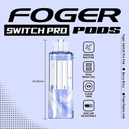 Berry Bliss – Foger Switch Pro Pod | 30K Puffs