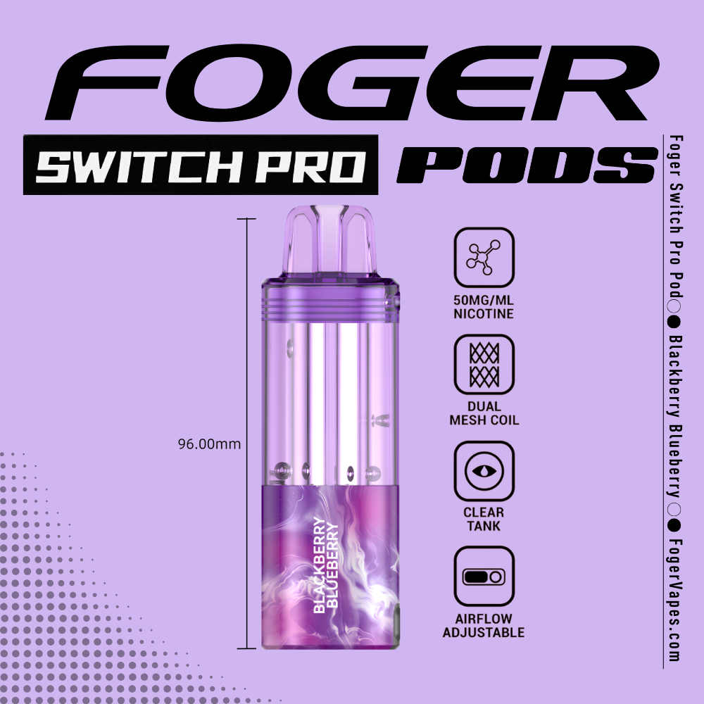 Blackberry Blueberry Foger Switch Pro Pod | 30K Puffs