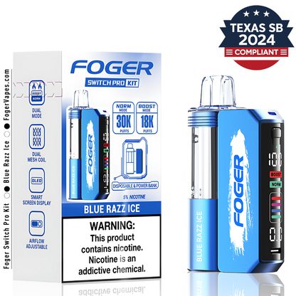 Blue Razz Ice Switch Pro Kit – Texas Compliant – Built in USA