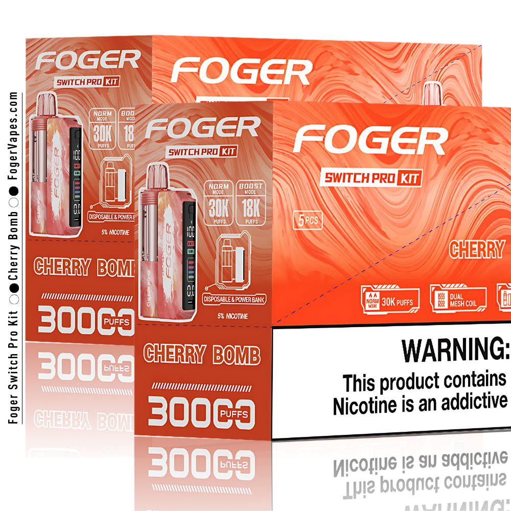 Cherry Bomb – Foger Switch Pro Kit | 30K Puffs