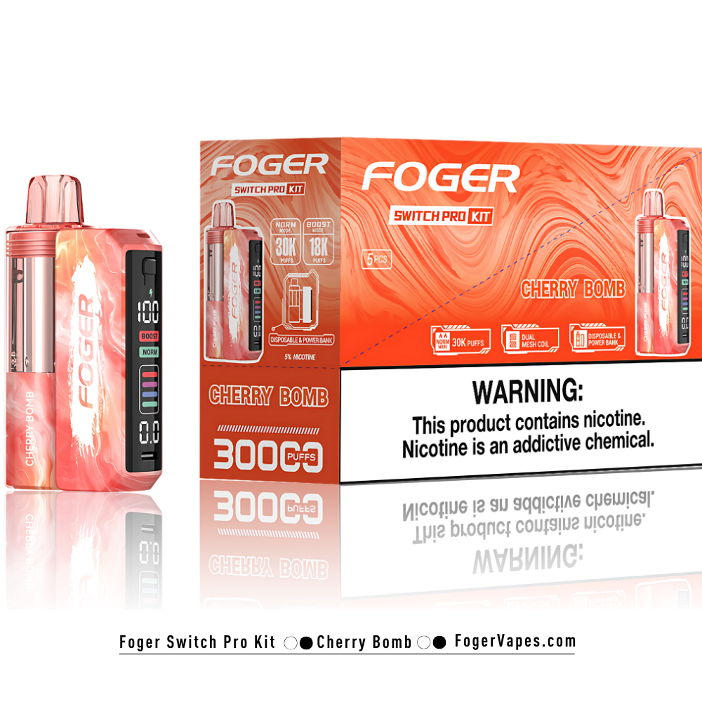 Cherry Bomb – Foger Switch Pro Kit | 30K Puffs