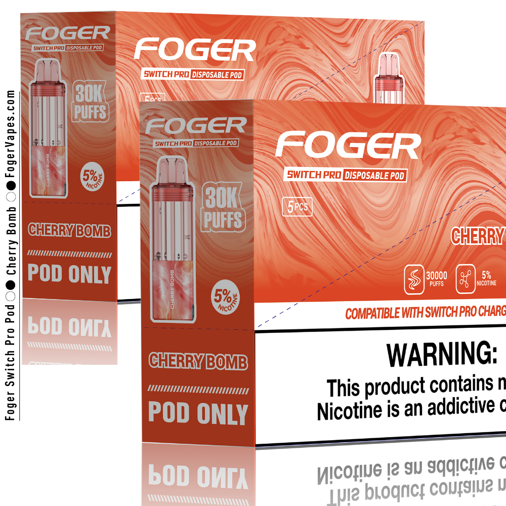 Cherry Bomb – Foger Switch Pro Pod | 30K Puffs