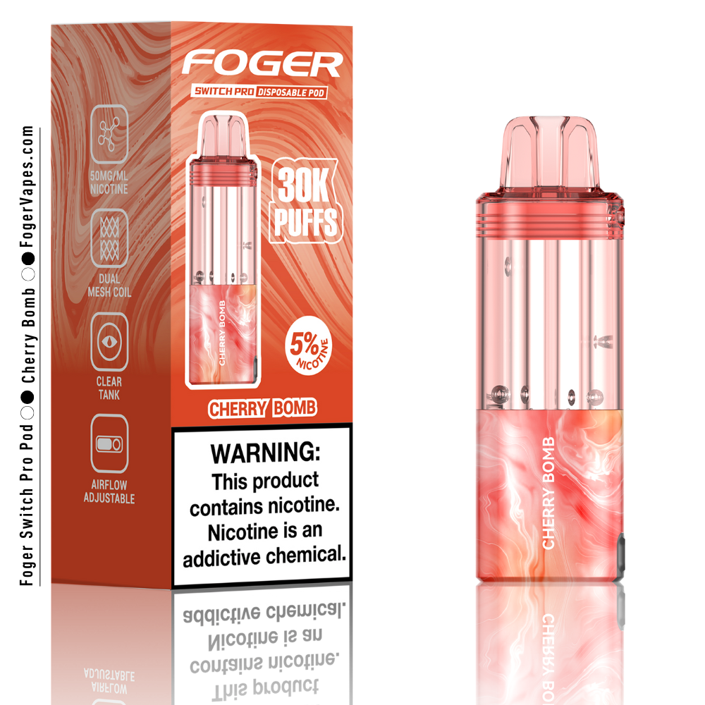 Foger Switch Pro Pod Cherry Bomb | 30K Puffs Foger Switch Pro Pod Cherry Bomb | 30K Puffs