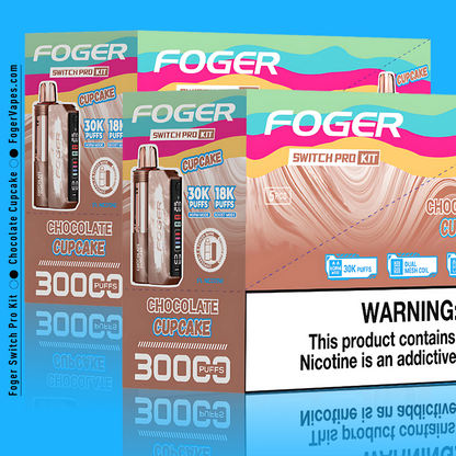 foger vape hot chocolate Foger Switch Pro Kit – Chocolate Cupcake foger vape hot chocolate Foger Switch Pro Kit – Chocolate Cupcake