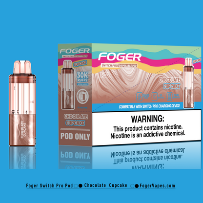Foger Switch Pro Pod Chocolate Cupcake | 30K Puffs Foger Switch Pro Pod Chocolate Cupcake | 30K Puffs