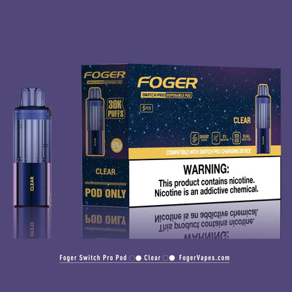 Shop Foger Switch Pro Pods: 30K Puffs in Flavor Variety Shop Foger Switch Pro Pods: 30K Puffs in Flavor Variety