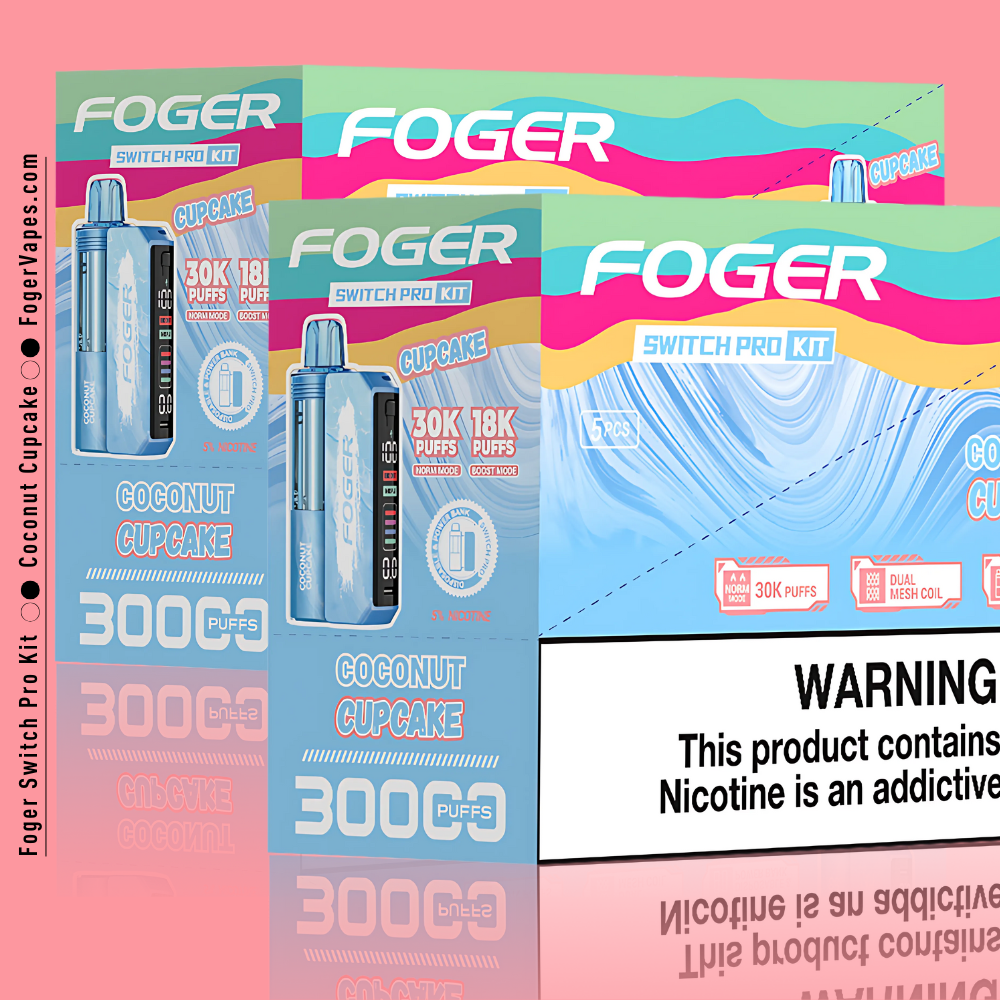 Coconut Cupcake – Foger Switch Pro Kit | 30K Puffs