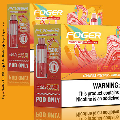 Cola Slush Foger Switch Pro Pod 30K Puffs Cola Slush Foger Switch Pro Pod 30K Puffs