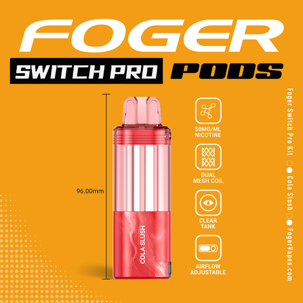 Switch Pro Leak Cola Slush Foger Switch Pro Pod | BoBo Vape In Stock Usa Switch Pro Leak Cola Slush Foger Switch Pro Pod | BoBo Vape In Stock Usa