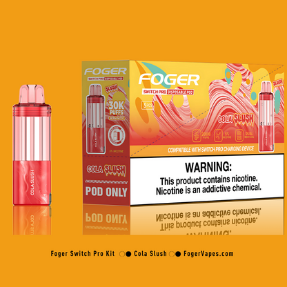 Cola Slush Foger Switch Pro Pod 30K Puffs Cola Slush Foger Switch Pro Pod 30K Puffs