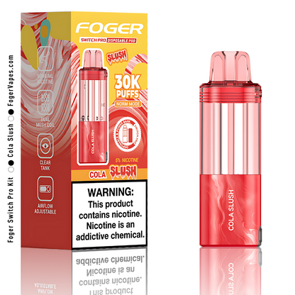 Foger Cola Slush Pod: Icy Cola Flavor for Vaping Foger Cola Slush Pod: Icy Cola Flavor for Vaping