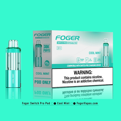 Buy Cool Mint Foger Switch Pro Pods 30K Crisp Puffs Buy Cool Mint Foger Switch Pro Pods 30K Crisp Puffs