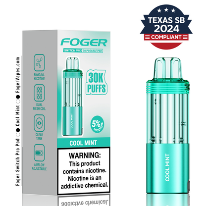 Cool Mint – Texas Compliant Switch Pro Pod – Built in USA
