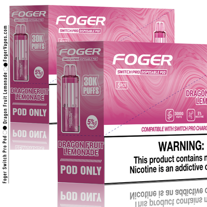 Dragon Fruit Lemonade – Foger Switch Pro Pod | 30K Puffs