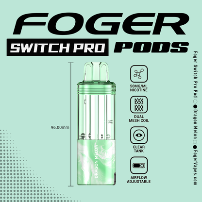 Dragon Melon – Foger Switch Pro Pod | 30K Puffs