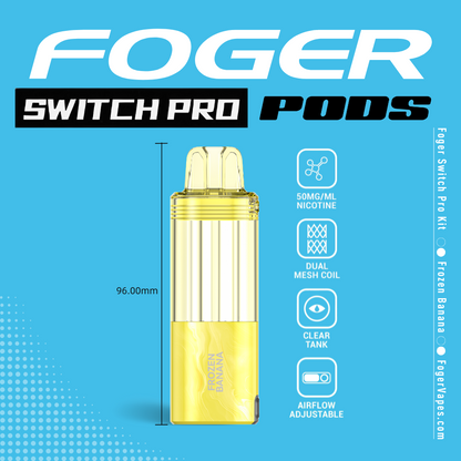 Frozen Banana Foger Switch Pro Pod 30K Puffs Frozen Banana Foger Switch Pro Pod 30K Puffs