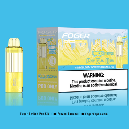 Frozen Banana Foger Switch Pro Pod 30K Puffs Frozen Banana Foger Switch Pro Pod 30K Puffs