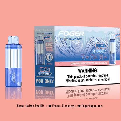 Frozen Blueberry Foger Switch Pro Pod 30K Puffs Frozen Blueberry Foger Switch Pro Pod 30K Puffs