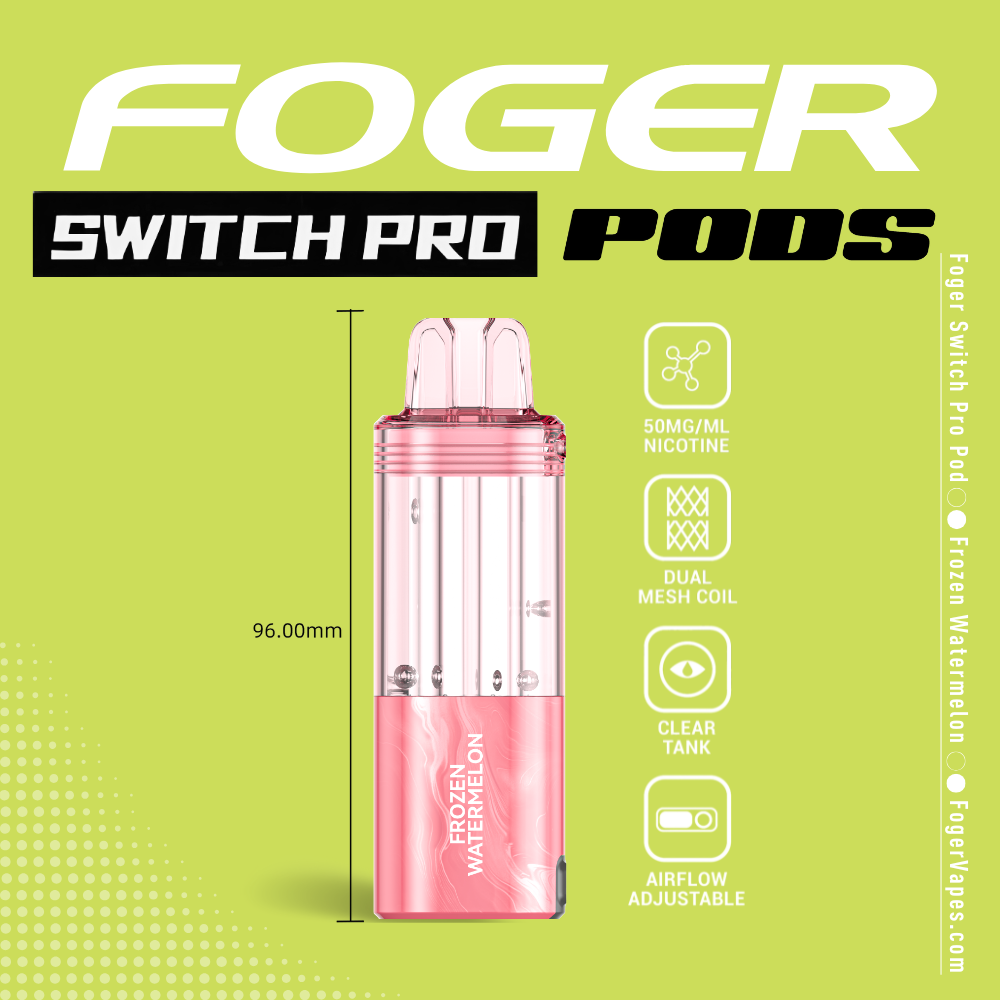 Foger Switch Pro: Frozen Watermelon 30K Puffs Vape Foger Switch Pro: Frozen Watermelon 30K Puffs Vape