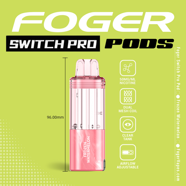 Frozen Watermelon Foger Pod 30K Puffs: Refreshing Vape Frozen Watermelon Foger Pod 30K Puffs: Refreshing Vape